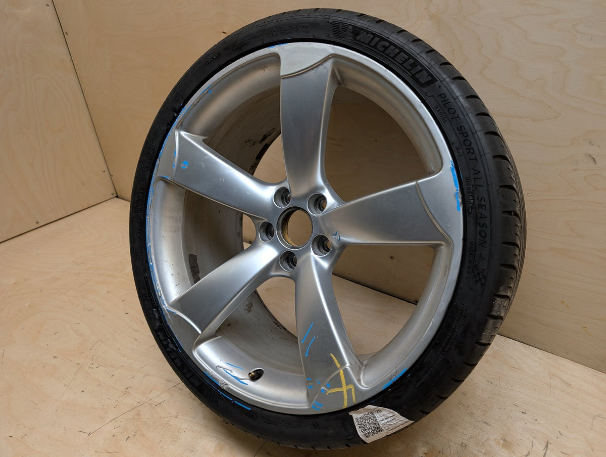 08-17 OEM Audi RS5 20x9 ET26 Aluminum Wheel Rim 5 Spoke 8T0601025AD
