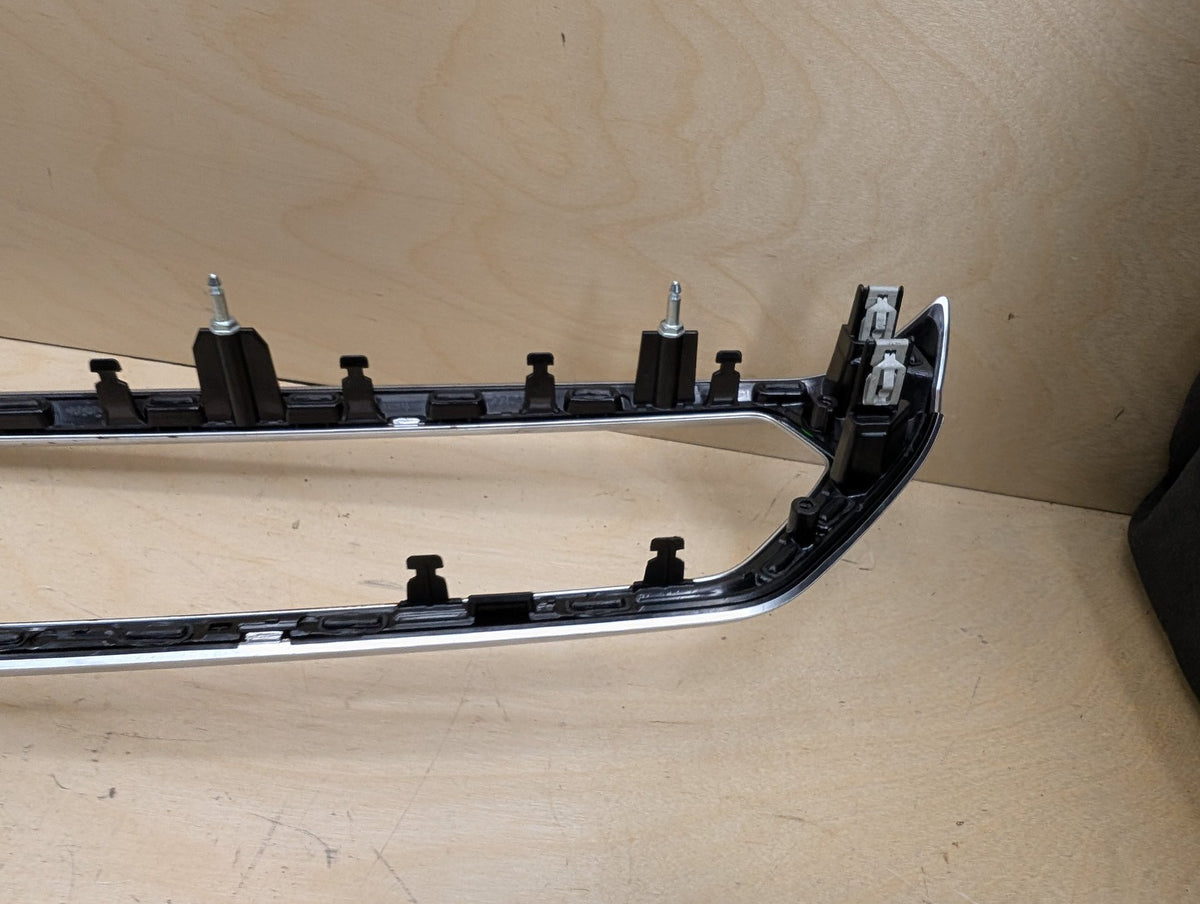 OEM BMW G20 330 M340 Dash Central Console Aluminum Tetragon Interior Trim SET