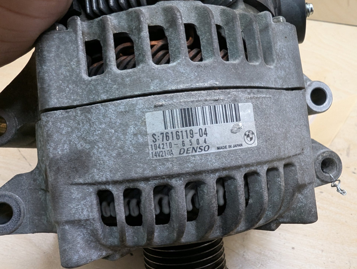OEM BMW F10 F13 F15 F22 F25 F30 F32 F33 F36 Engine N55 Alternator Generator 215A