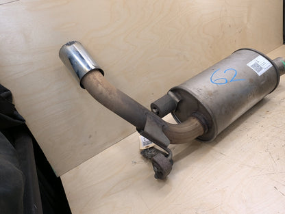 14-17 BMW F30 328d Diesel Rear End Exhaust Muffler W Tip Unit 8512641 OEM