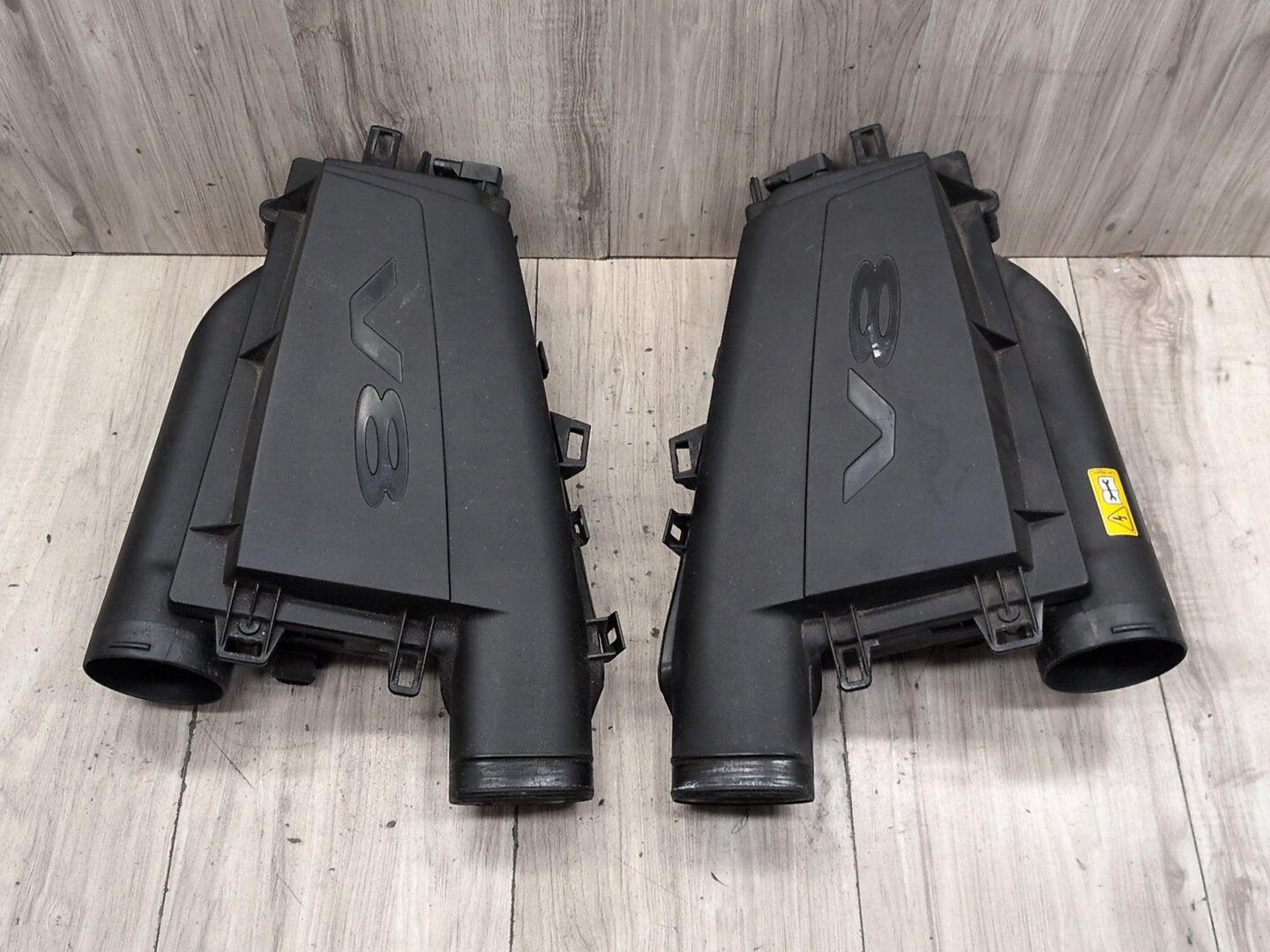 09-12 Mercedes-Benz W212 E550 M278 Engine Left Right Air Filter Box Assembly SET