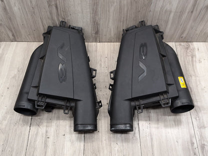 09-12 Mercedes-Benz W212 E550 M278 Engine Left Right Air Filter Box Assembly SET