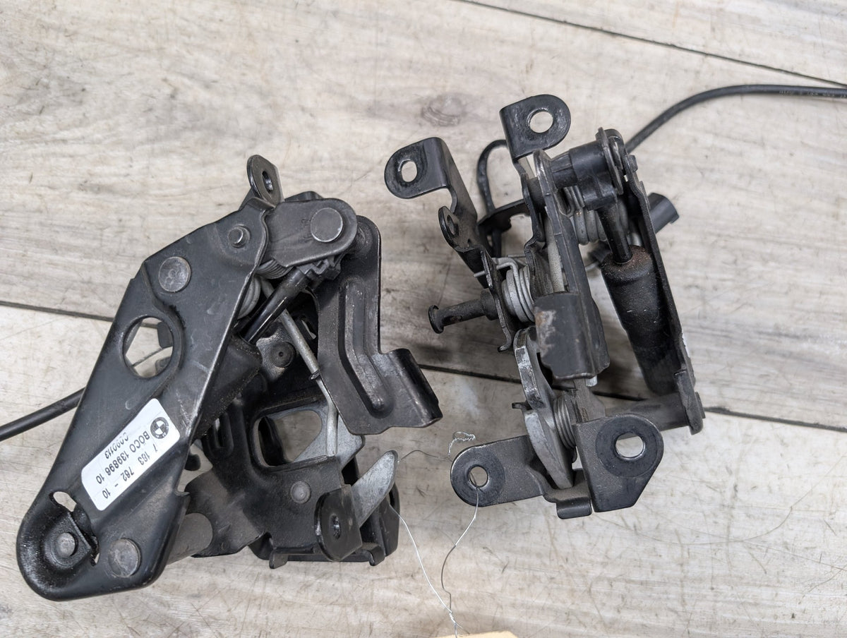 OEM BMW F02 F06 F10 F12 F13 M5 M6 Hood Left Right Hood Lock Latch w/ Cable SET