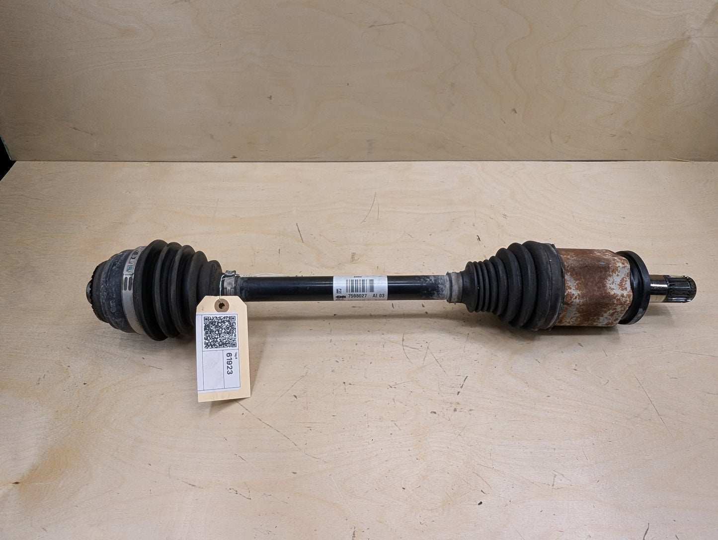 11-17 OEM BMW F25 X3 28iX AWD Front Left Driver Output Shaft CV Axle