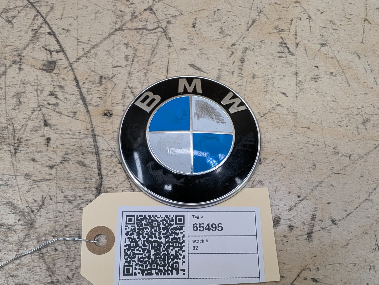 OEM BMW E85 F06 F10 F12 F13 Hood Trunk Emblem Badge Symbol Logo D=82 MM 7057794