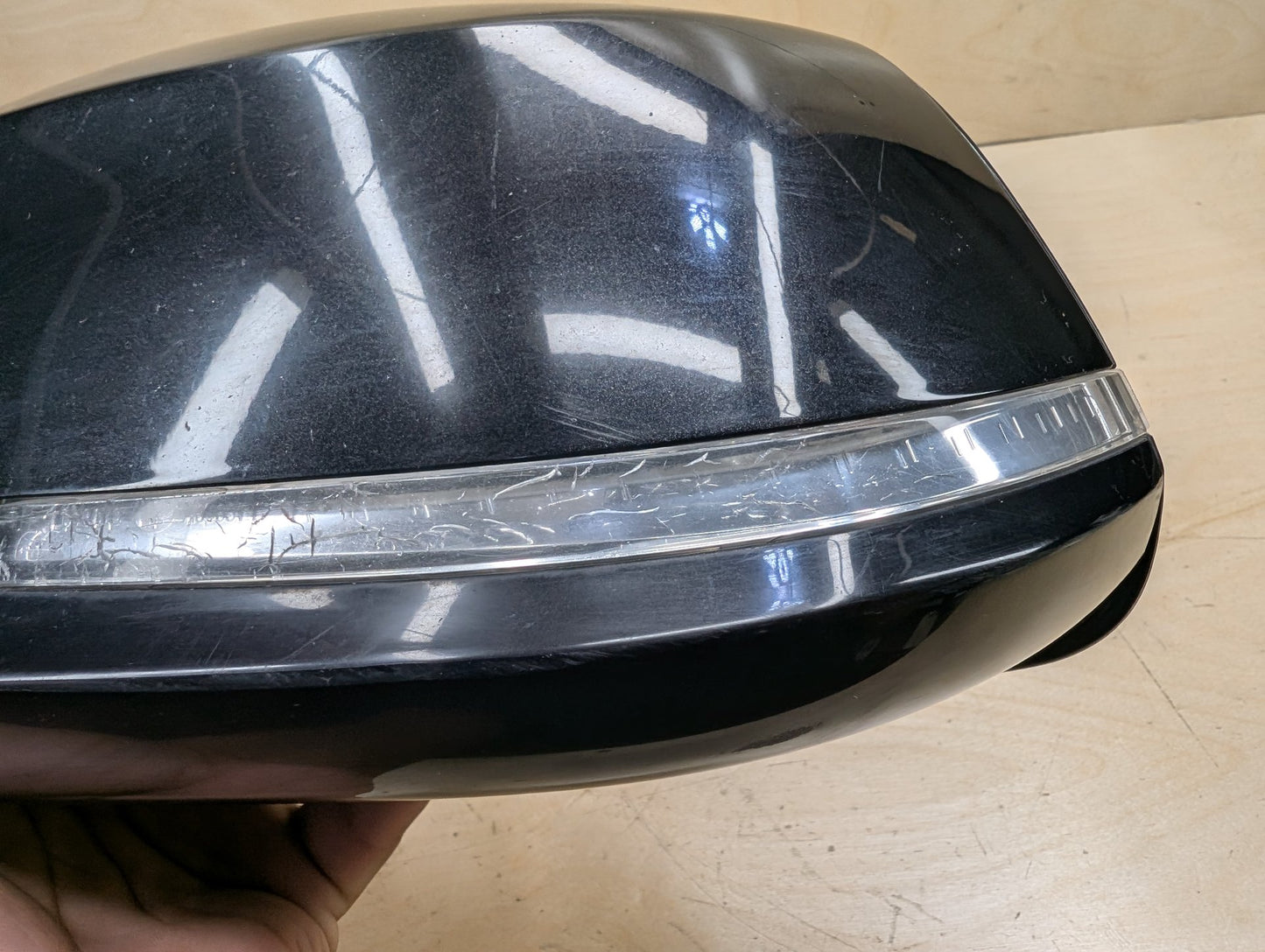 OEM BMW F30 328 330 335 340 Right Passenger Side Mirror Heated Dip SHADOW GLOSS