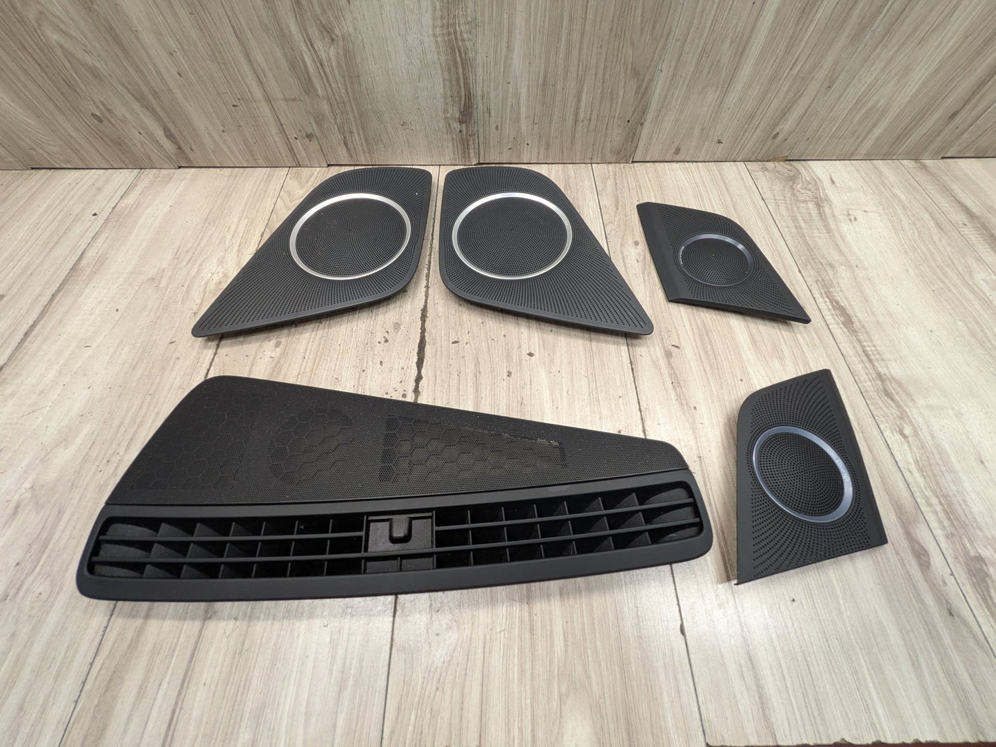 2008-2017 Audi S5 8T B8 Front LEft Right Center Dash Door Speakers Grille Cover SET