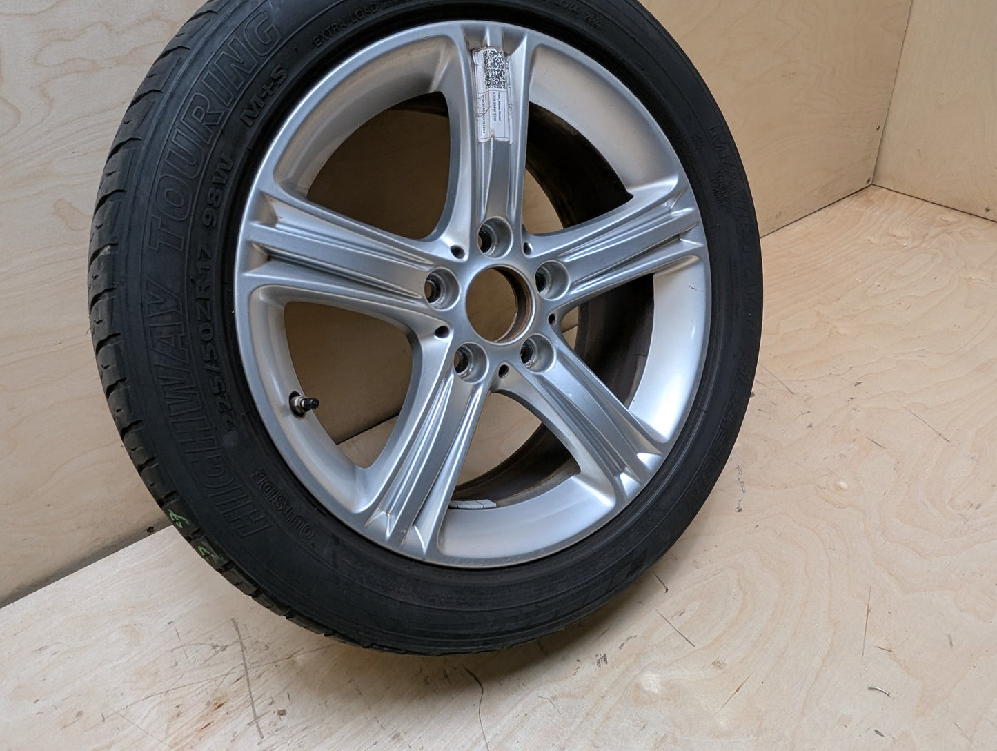 OEM BMW F30 F32 F33 F36 328 335 428 Wheel Rim 17x7.5 ET:37 Star Spoke Style 393