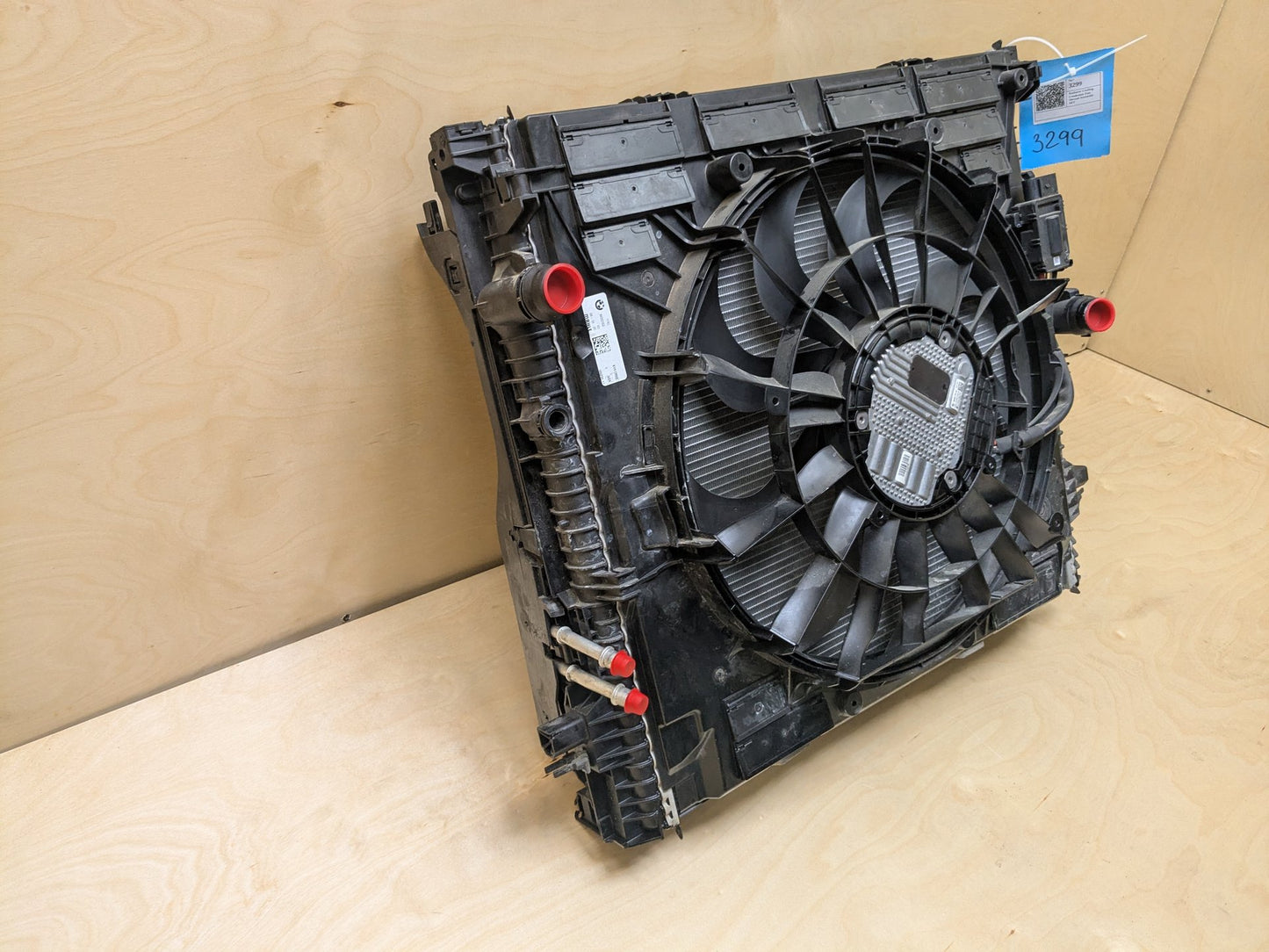 2019 - 2026 BMW X5 G05 Radiator Cooling Condenser Fan Shroud Assembly SET 8686172 B58B30M1