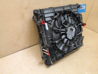2019 - 2026 BMW X5 G05 Radiator Cooling Condenser Fan Shroud Assembly SET 8686172 B58B30M1