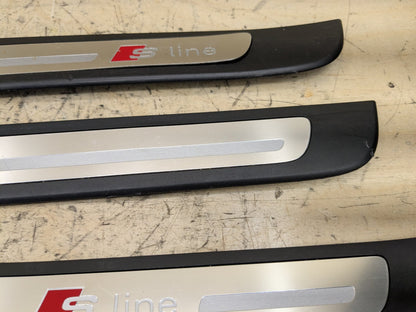 2012-2018 Audi A6 C7 Scuff Plate Door Sill SET 4G0853373B OEM
