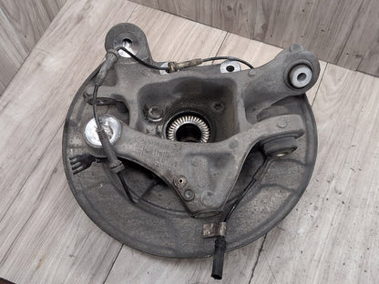 2017-2023 BMW M550i G30 Rear Left Driver Spindle Knuckle w/ Bearing 6866337 OEM