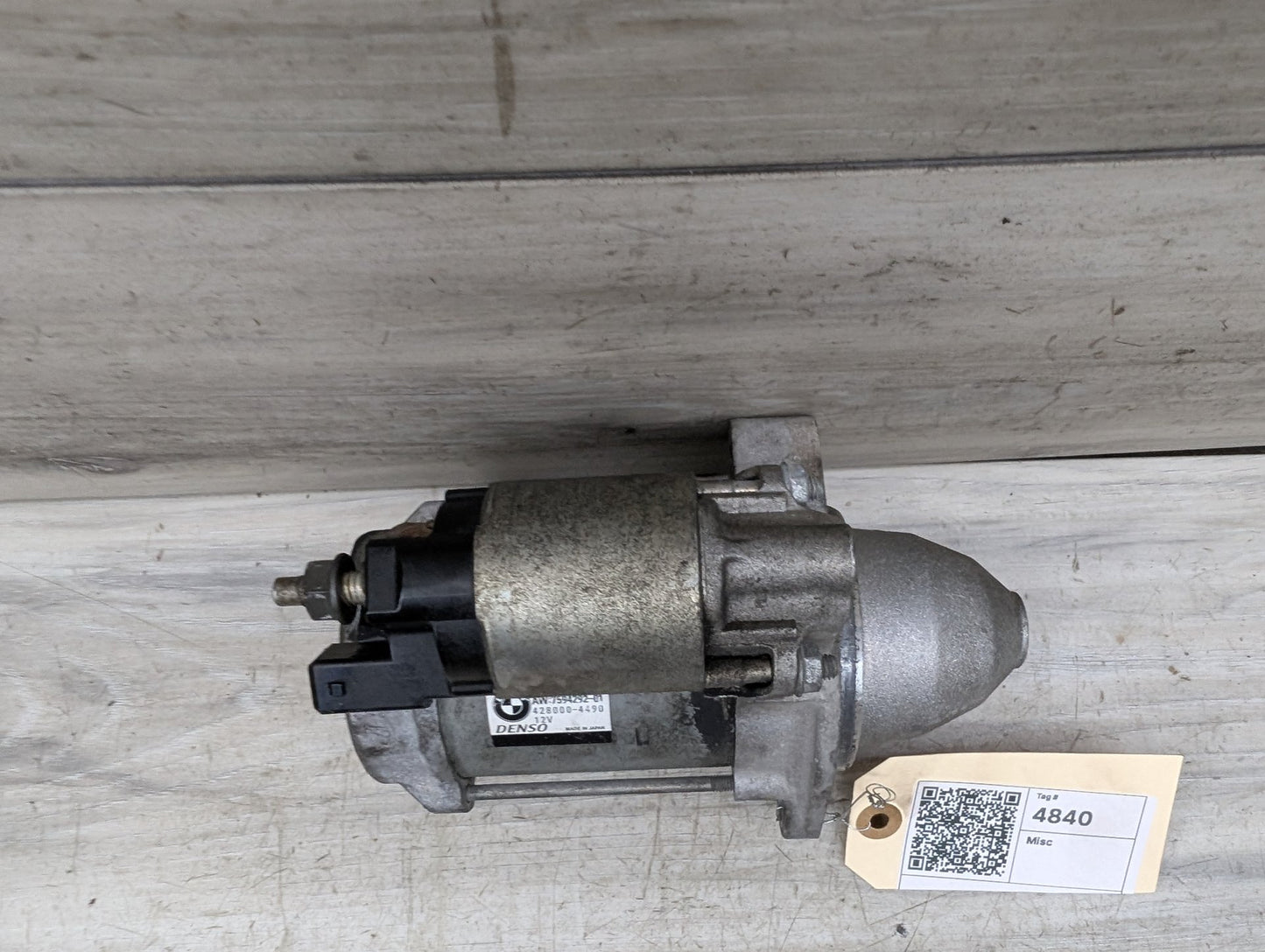 2007 - 2013 BMW 335i E93 Engine Motor Starter 7594292 N54B30O0