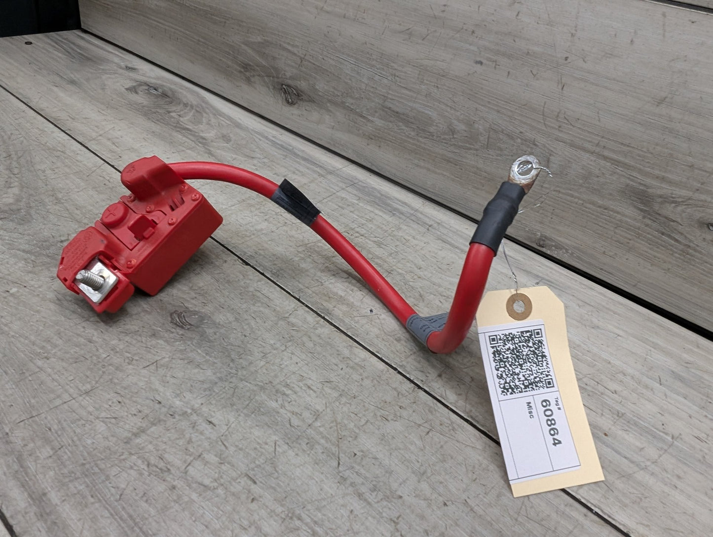 06-13 OEM BMW E88 E90 E92 M3 335 Battery Plus Pole Terminal Positive Red Cable