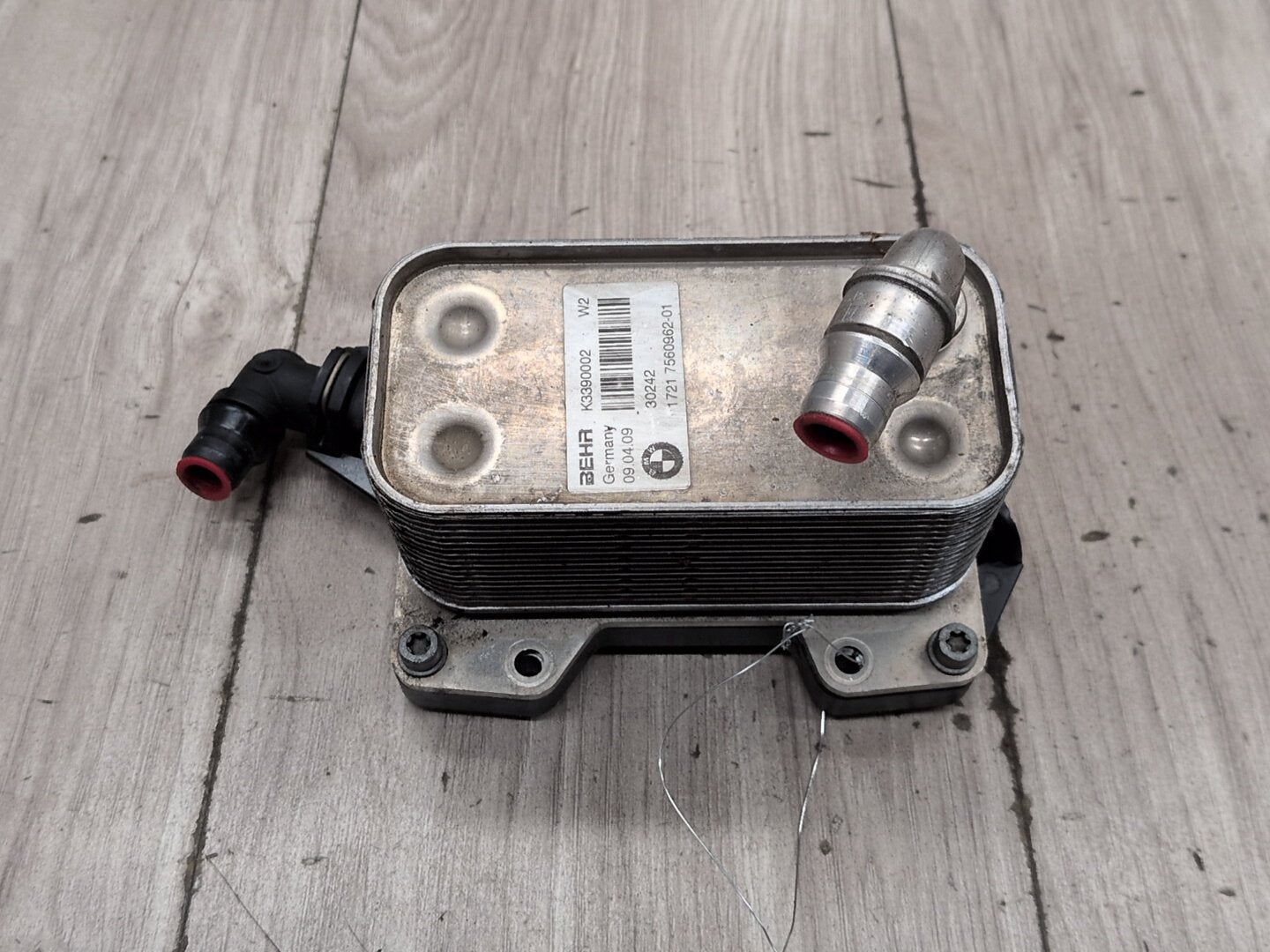 2008-2010 BMW 535i E60 Transmission Oil Cooler Heat Exchanger 7560962