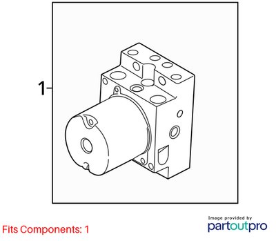 OEM BMW F10 F06 F13 F02 ABS Brake Pump Anti Lock DSC Dynamic Stability Control