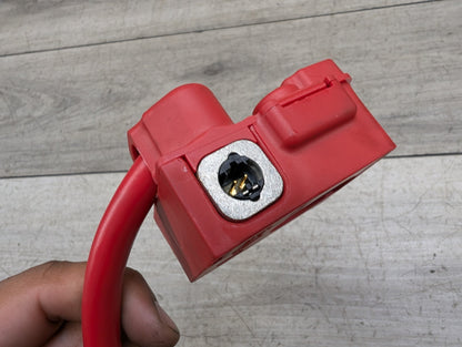 06-13 OEM BMW E88 E90 E92 M3 335 Battery Plus Pole Terminal Positive Red Cable