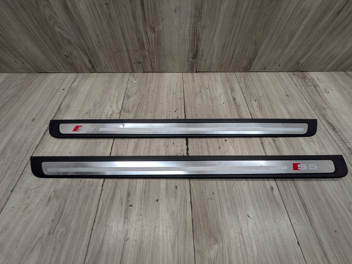 2008-2017 Audi S5 8T Front Left Right Scuff Plate Door Sill SET 8T0853373