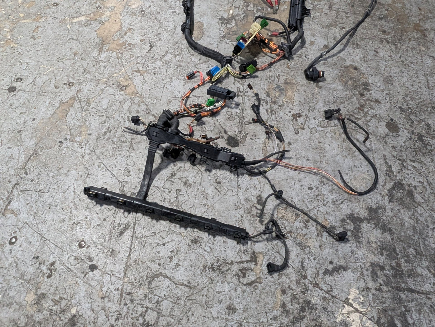 2007-2013 BMW E93 328i N52B30M1 Engine Motor Transmission Wiring Wire Harness SET 7555003