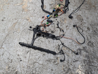2007-2013 BMW E93 328i N52B30M1 Engine Motor Transmission Wiring Wire Harness SET 7555003