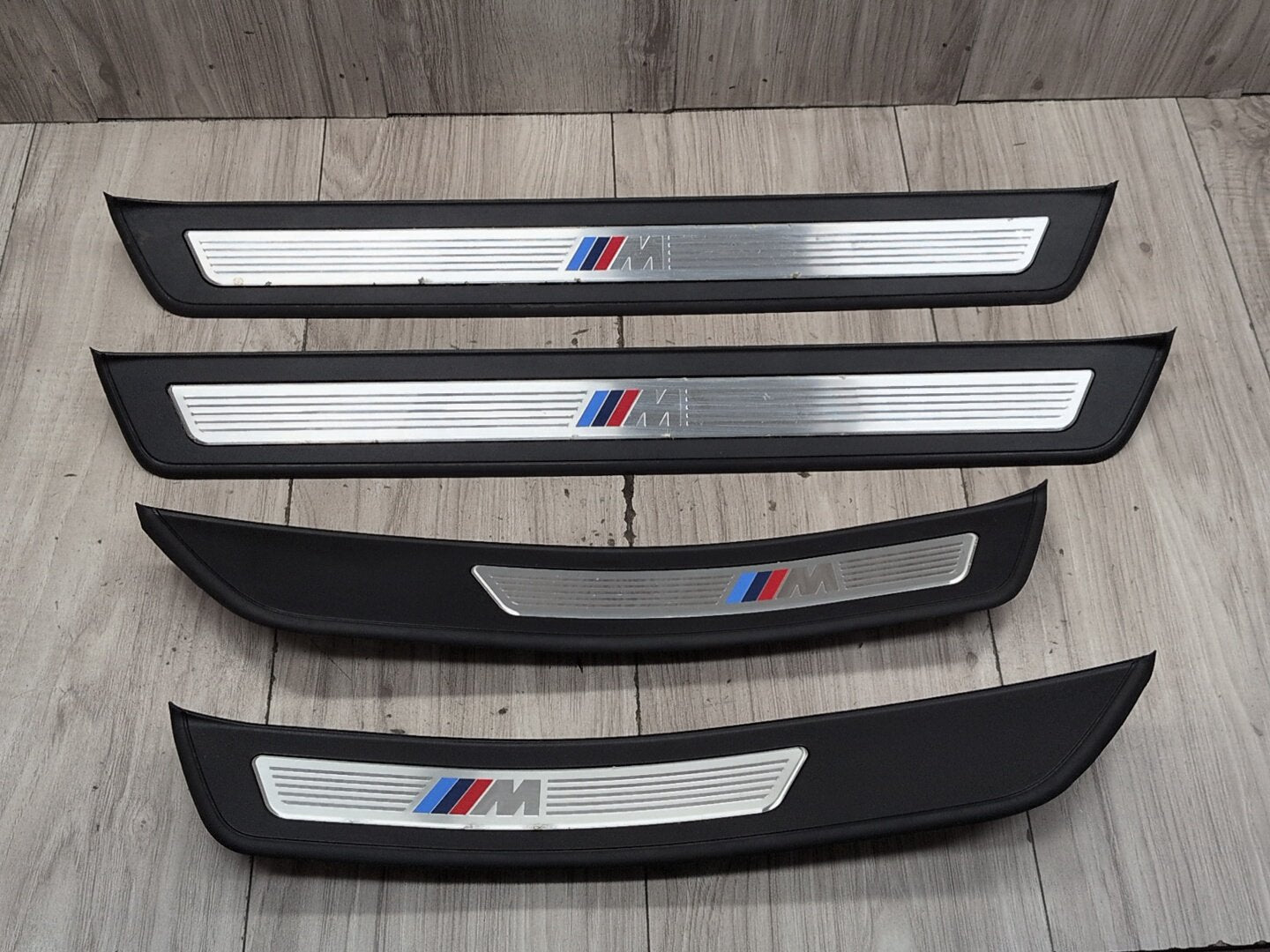 2011 - 2016 BMW 535i F10 Front Rear Left Right Scuff Plate Door Sill SET 8050054 N55B30A