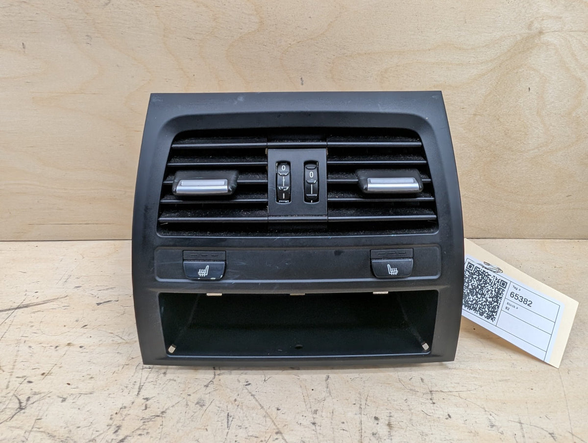 2010-2017 BMW 535i GT xDrive F07 Rear Center Console Air Vent Grille 9181094 OEM