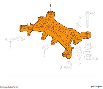 19-22 OEM BMW G20 330i 330iX Rear Axle Subframe Cradle Suspension Crossmember