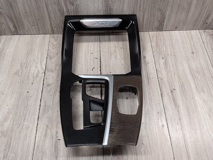 18-21 OEM BMW G01 G02 X3 X4 Center Console Interior Trim Oak Dark High Gloss