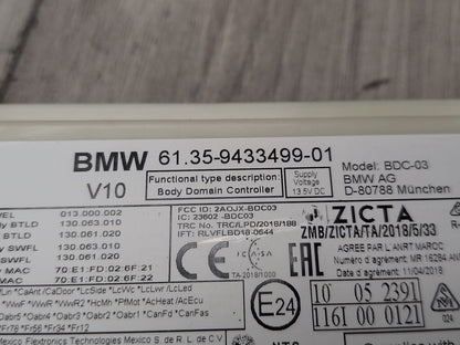 2019 - 2026 BMW X5 G05 Bdc Body Domain Fem Control Module 9433499 N63B44M3