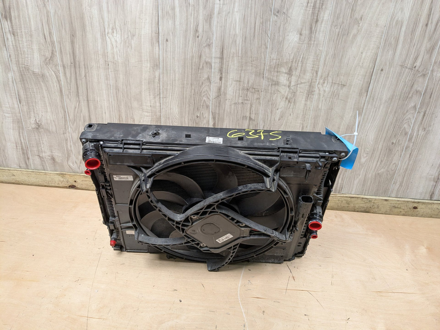 2014 - 2020 BMW 440i F36 Radiator Cooling Condenser Fan Shroud Assembly SET 8618788 B58B30M0