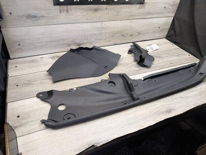 2016 BMW 750Li G12- Front Driver Under Hood Sealing Shield Panel SET PN: 7347399