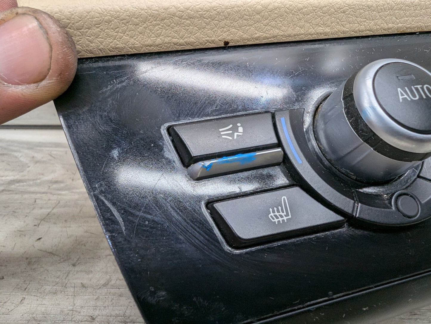 *11-16 OEM BMW F10 535 M5 AC Switch Heater Control Panel Radio Media Buttons