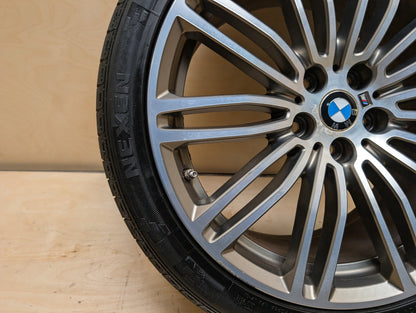 OEM BMW BMW G30 530 540 M550 Rear Wheel Rim Style 664M Silver R19x9" ET44