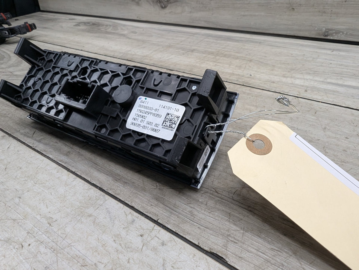 2016-2022 BMW 750Li G12 Rear AC Heater Climate Control Switch 9399333 OEM