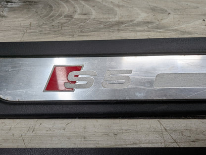 2008 - 2017 Audi S5 8T Front Left Right Scuff Plate Door Sill SET 8T0853374