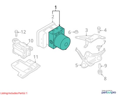 OEM BMW E82 E90 E92 RWD ABS Brake Pump Anti Lock DSC Dynamic Stability Control
