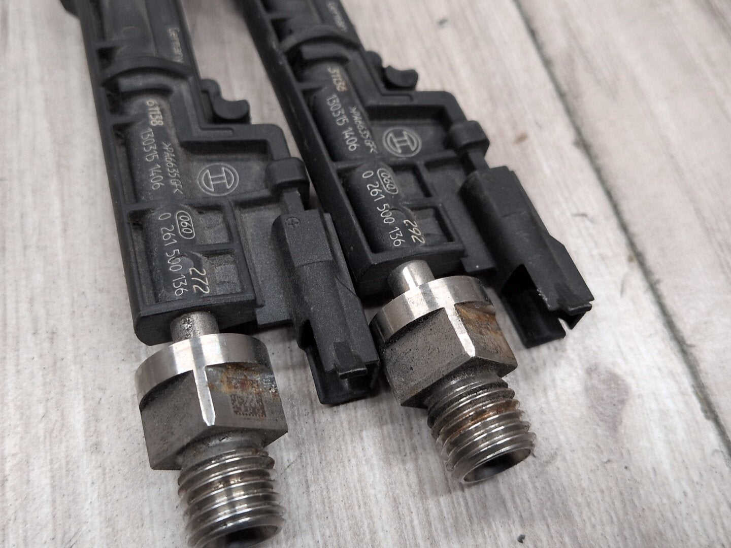 OEM BMW F10 F13 M5 M6 Engine S63 N63 V8 High Pressure Fuel Injectors SET (8) EU5