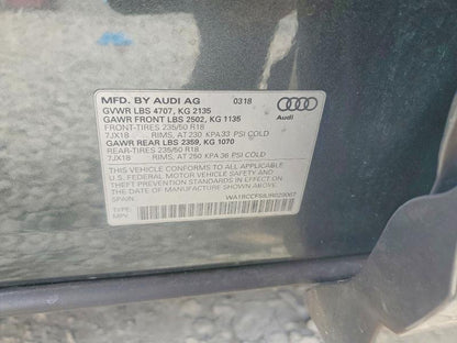 2018 Audi Q3 8U CCTA
