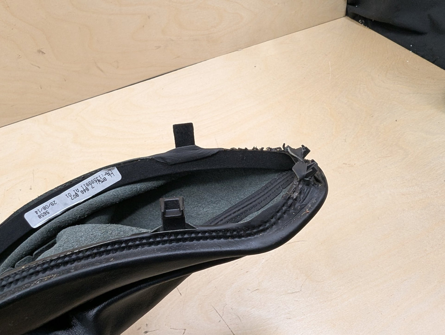 OEM BMW F30 F32 F33 F36 335 340 435 Boot Hand Brake Handle Cover Leather BLACK