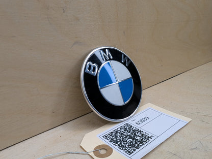 Genuine OEM BMW F39 F90 G20 G30 G80 M3 Bumper Hood Trunk Rear Round Emblem 74mm