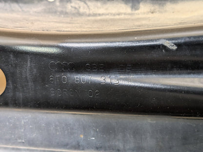 2008 - 2017 Audi S5 8T Rear Bumper Reinforcement Rebar Bar 8T0807313