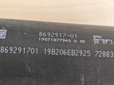 18-23 OEM BMW G01 X3 30i RWD Rear Driveshaft Axle Drive Shaft Propeller L=1530