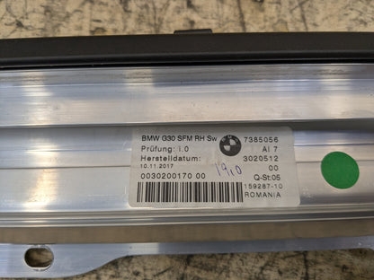 OEM BMW F90 G30 530 540 M550 Rear Right Passenger Window Roller Sun Shade Blind