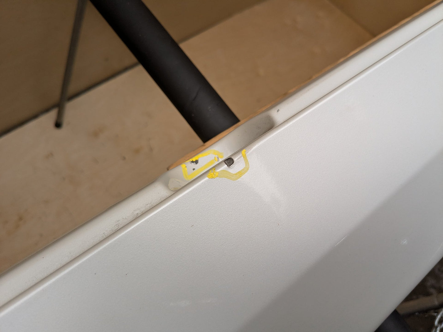 17-23 OEM BMW G30 530 540 Right Passenger Side Skirt Rocker Panel White A96