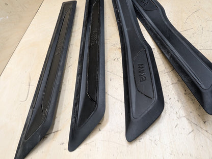 2012-2018 BMW 320i F30 Front Rear Left Right Scuff Plate Door Sill SET 7263315