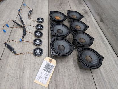 10-17 OEM BMW F01 F02 F03 F07 GT Audio HIFI HI-Fi Sound Speakers SET
