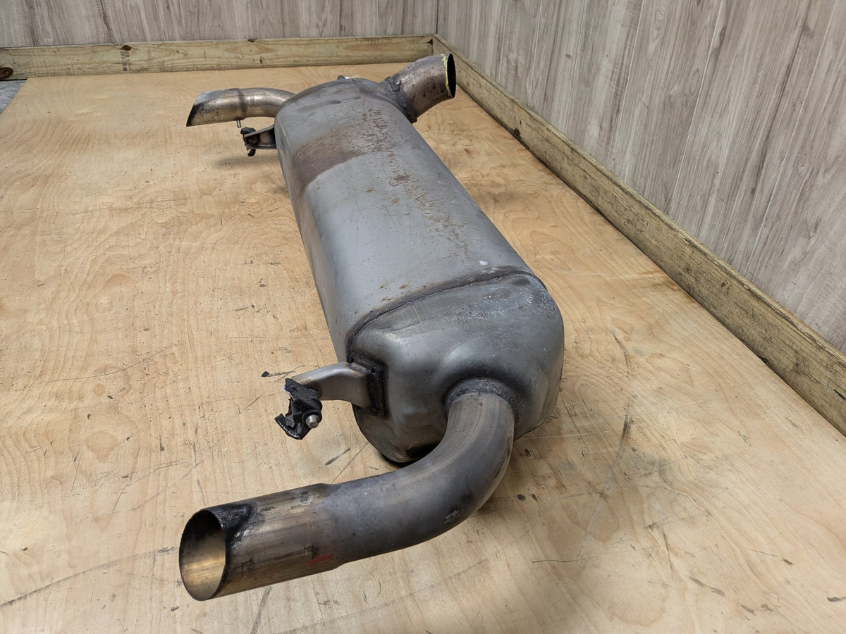 19-23 OEM BMW G20 330 Dual Exhaust Pipe Muffler Silver Tips B46 Engine