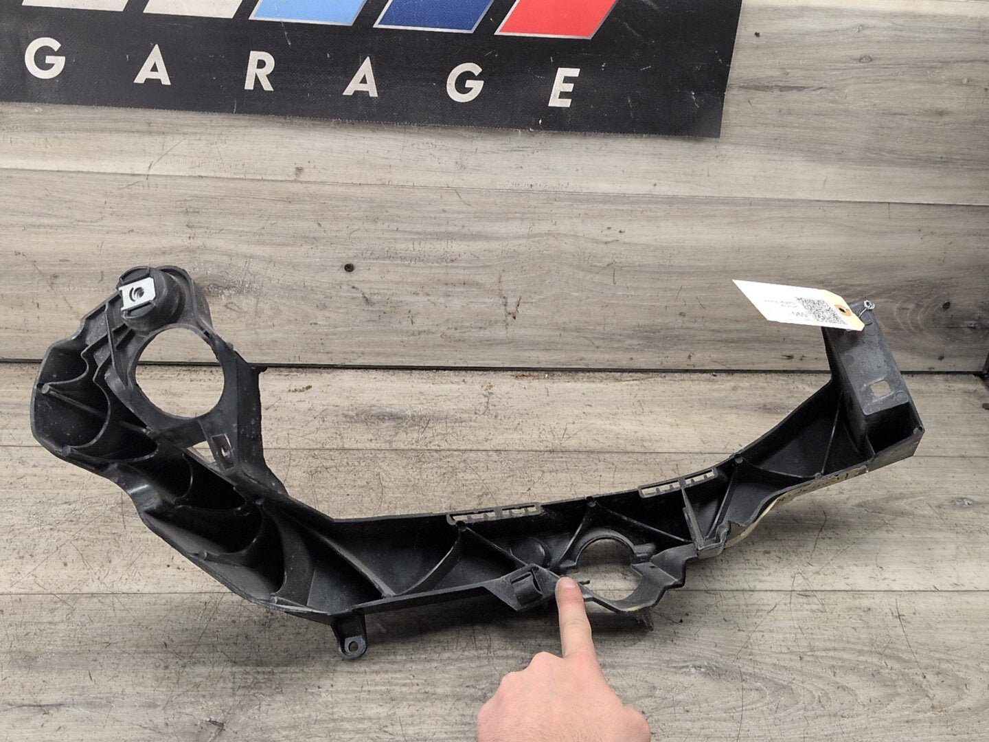 07-10 OEM BMW E92 E93 328 335 Left Driver Headlight Bracket Carrier Mount