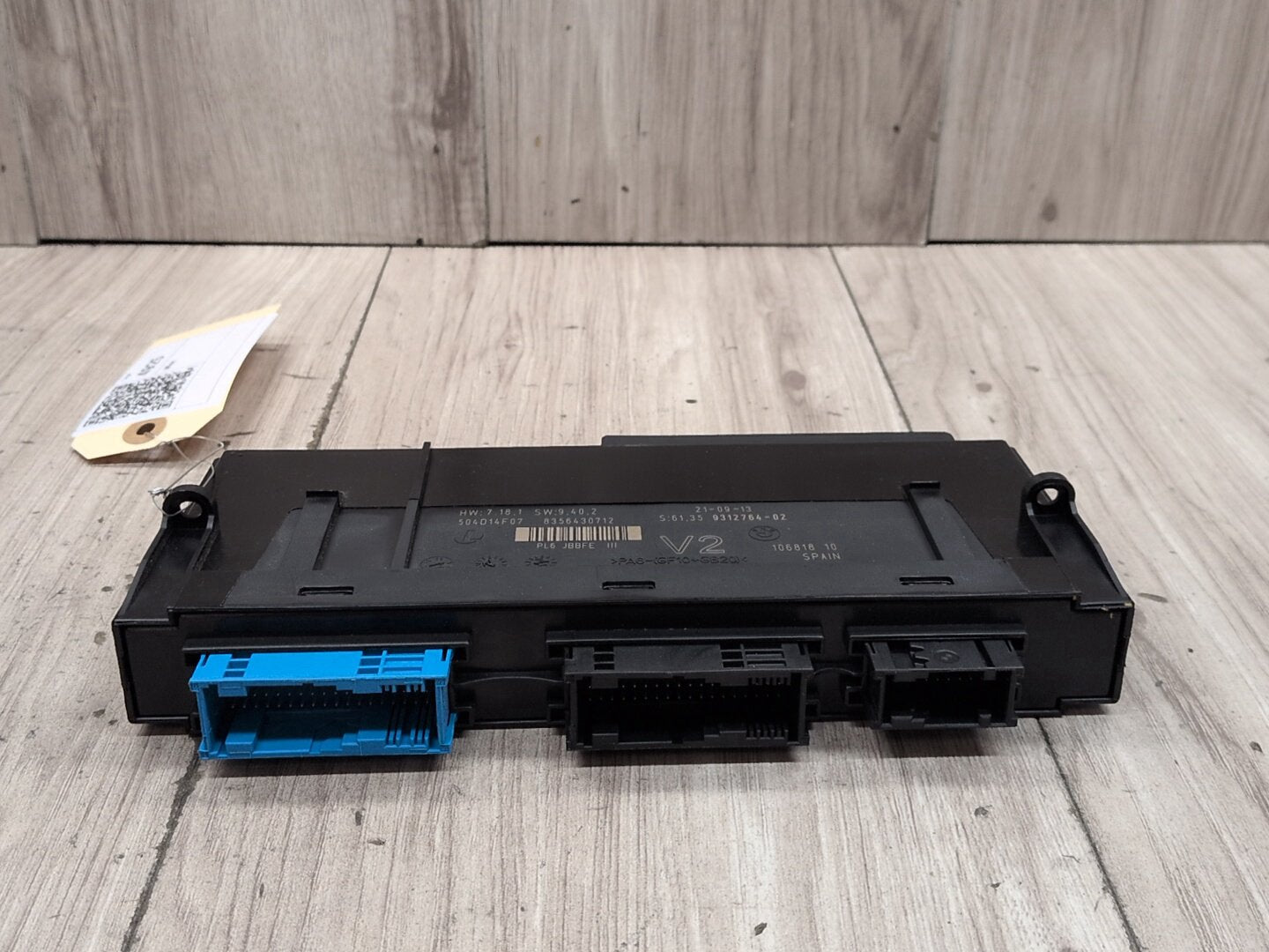 2011 - 2016 BMW 535i F10 BCM Body Control Module 9312764 N55B30A
