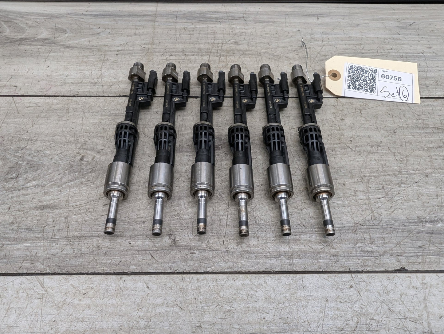 2011-2016 BMW F10 535i N55B30M0 Engine Motor Injector SET 7568607